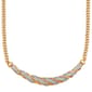 Splendere Two-Tone Plated Cubic Zirconia Necklace - image 2