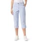 Womens Gloria Vanderbilt Solid Utility Cargo Capris - image 1