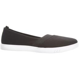Womens Ashley Blue Solid Canvas Slip On Flats