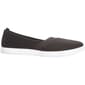 Womens Ashley Blue Solid Canvas Slip On Flats - image 3