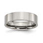 Mens Endless Affection(tm) 6mm Titanium Flat Polished Wedding Band - image 1