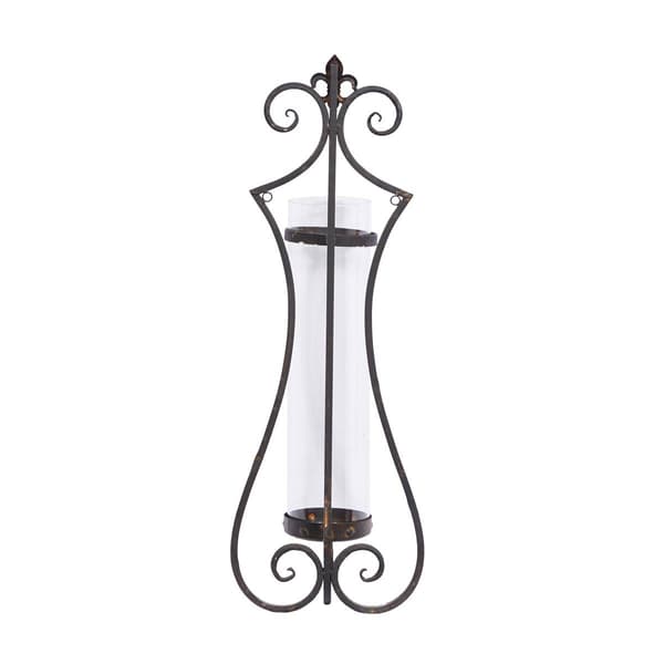 9th & Pike&#174; Black Iron Traditional Wall Sconce