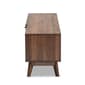 Baxton Studio Hartman Mid-Century Walnut Brown Wood TV Stand - image 4