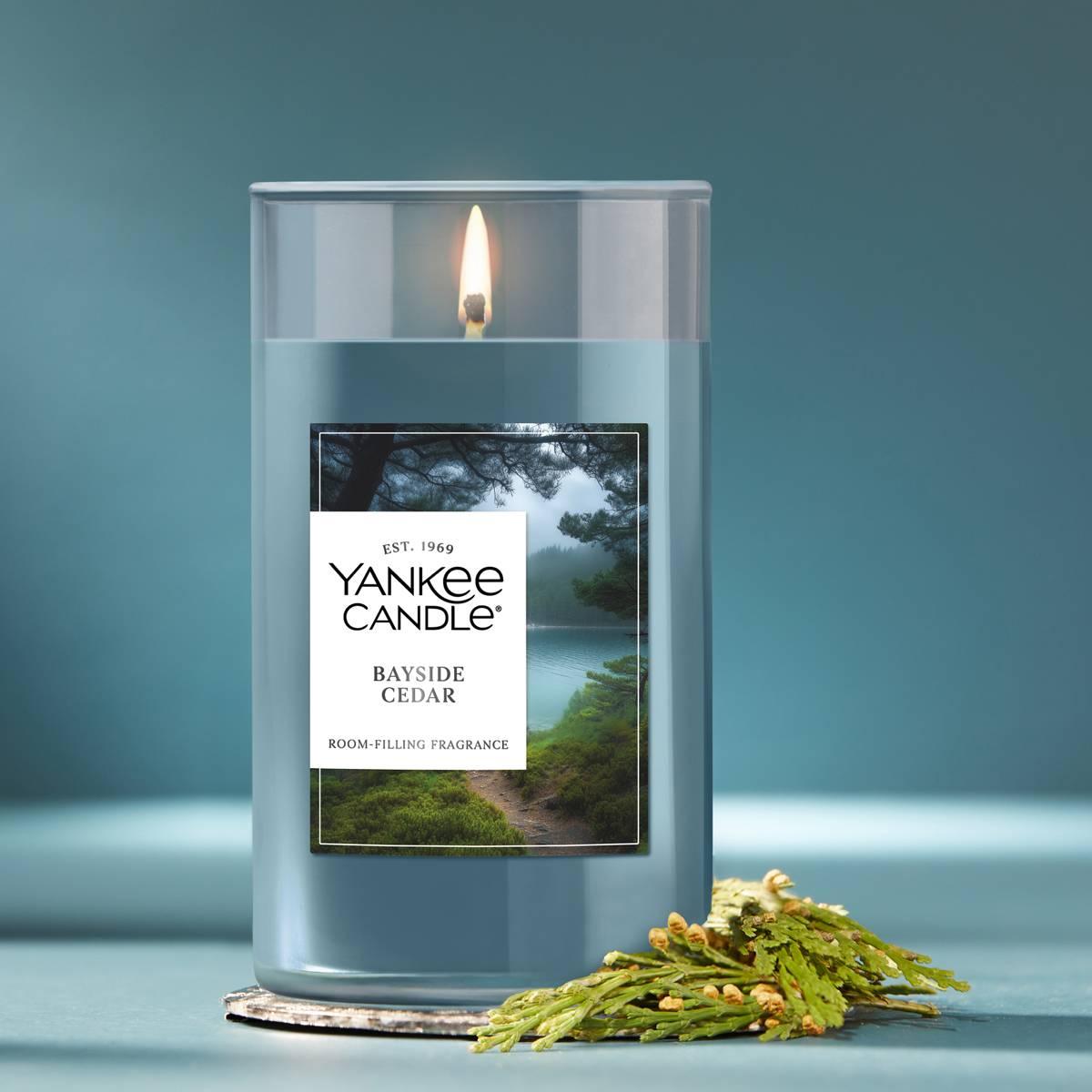 Yankee Candle(R) 14.25oz. Bayside Cedar Pillar Candle
