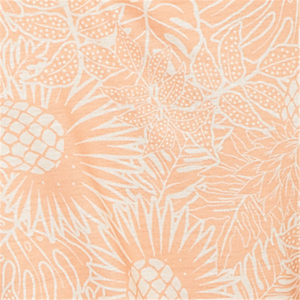 Petite Hearts of Palm Fun in the Sun Cap Sleeve Tropical Blouse