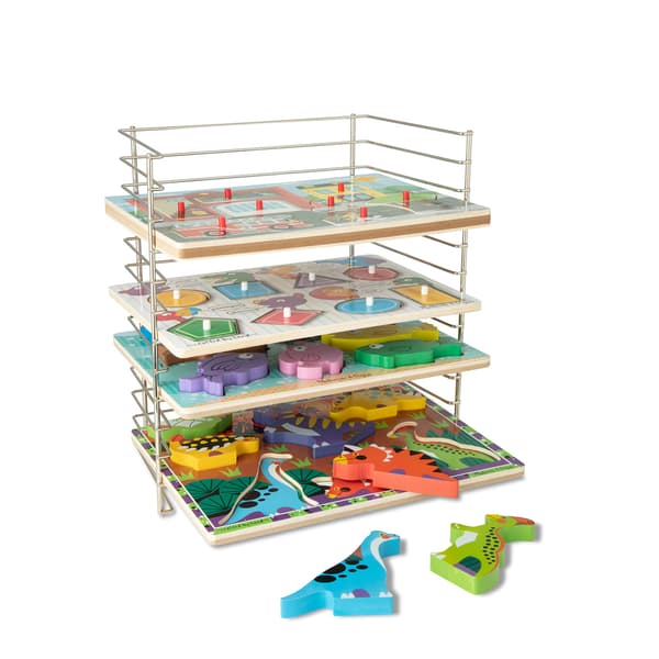 Melissa &amp; Doug® Multi-Fit Wire Puzzle Rack