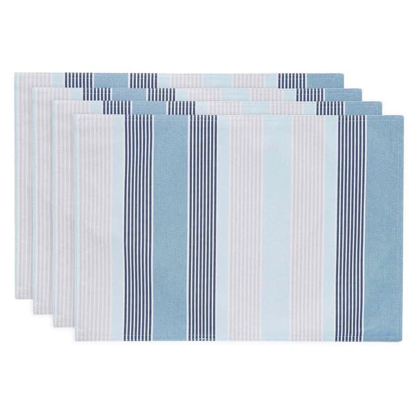 IZOD(R) Breakers Stripe Placemats - Set of 4