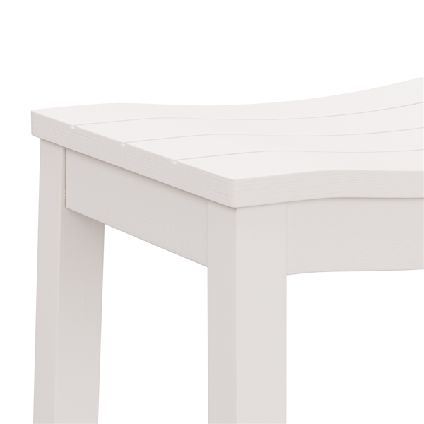 HH2 Home Fiddler Backless Saddle Seat Counter Height Stool