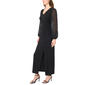Womens MSK Long Sleeve Side Ruch Evening Gown - image 3