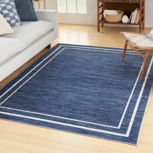 Nourison Essentials Bordered Indoor/Outdoor Large Area Rug