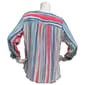 Womens Zac & Rachel Roll Tab Sleeve Button Front Blouse - image 2