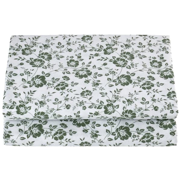 Ashley Cooper&#40;tm&#41; Amy Floral Flannel Sheet Set