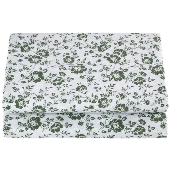 Ashley Cooper&#40;tm&#41; Amy Floral Flannel Sheet Set - image 