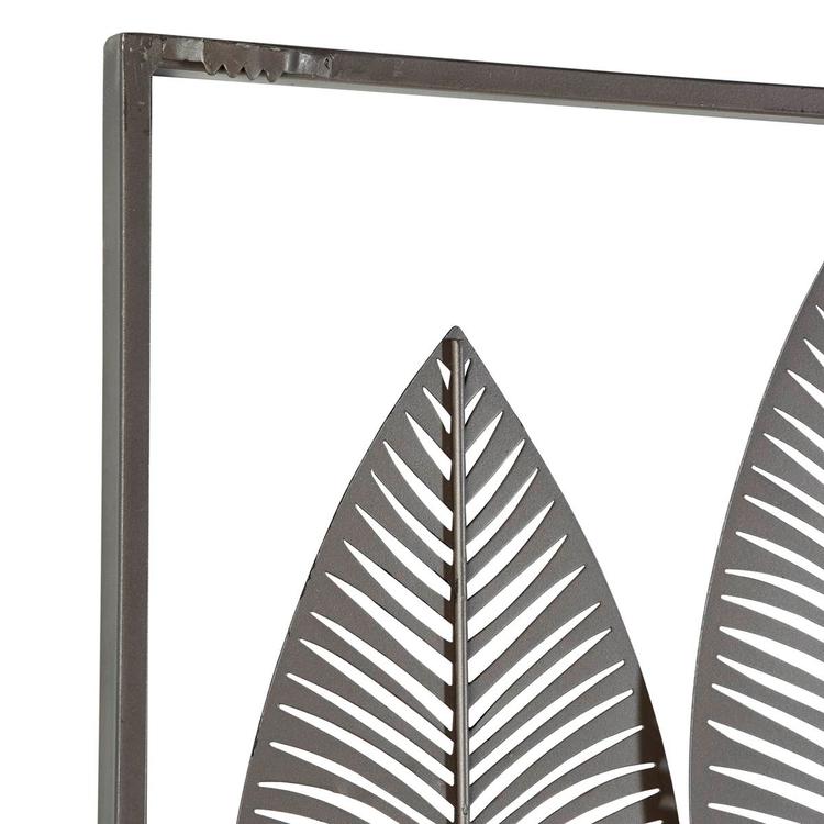 9th & Pike® Large Textured Metal Leaf Wall Art