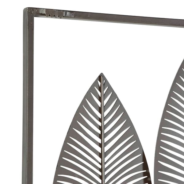 9th & Pike&#174; Large Textured Metal Leaf Wall Art