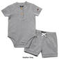 Baby Boy &#40;12-24M&#41; 7 for All Man Kind&#174; Bodysuit & Knit Shorts Set - image 3