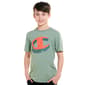 Boys &#40;8-20&#41; Champion&#40;R&#41; Short Sleeve Large C Logo Tee - Lily Pad - image 1