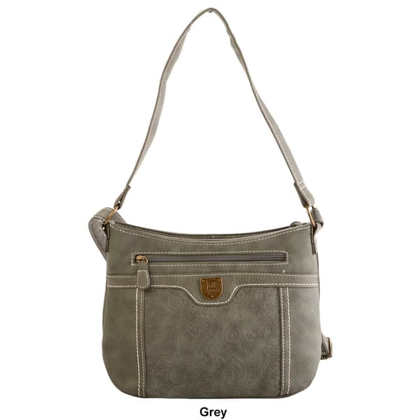 Stone Mountain Crunch Leather Textured Hobo