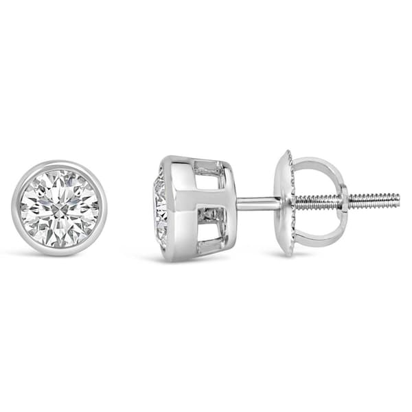 Haus of Brilliance 1ct. Lab Grown Diamond Round Stud Earrings
