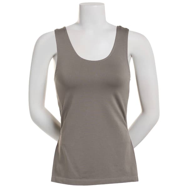 Womens Runway Ready Seamless Wide Strap Solid Tank Top - image 