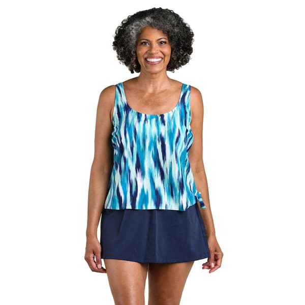 Womens Maxine Crystal Reflections Faux Skirtini