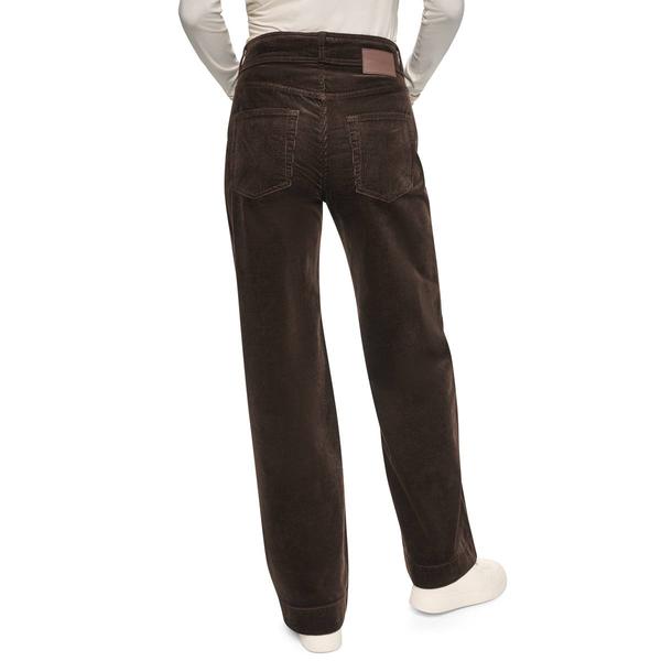Womens DKNY Jeans High Rise Corduroy Wide Leg Pants