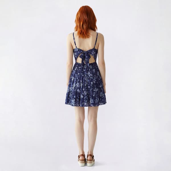 Juniors Angie Eyelet Keyhole Slip Dress
