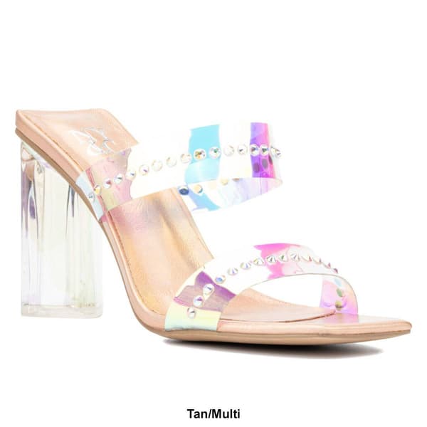 Womens New York & Company Zeta Slide Sandals