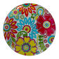 Northlight Seasonal 18in. Flowers Hand Painted Glass Bird Bath - image 4