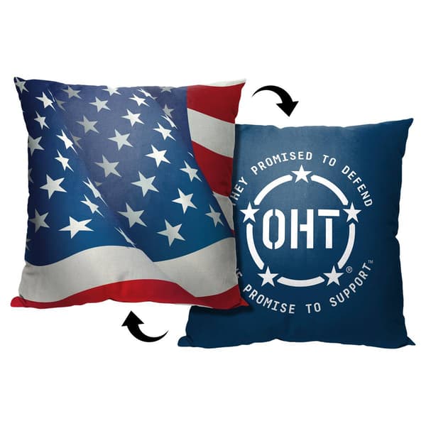 Northwest Operation Hat Trick Flag Throw Pillow - 18x18