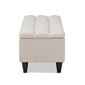 Baxton Brette Mid-Century Upholstered Storage Bench Ottoman - image 4