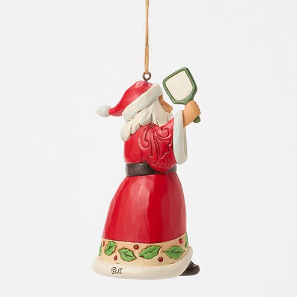 Jim Shore Pickleball Santa Hanging Christmas Ornament