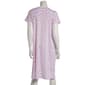Womens Laura Ashley Short Sleeve Tossed Roses Henley Nightgown - image 2