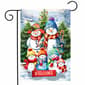 Briarwood Lane Snow Family Garden Flag - image 1