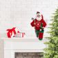 Santa''s Workshop 12in. North Pole Country Club Claus - image 4