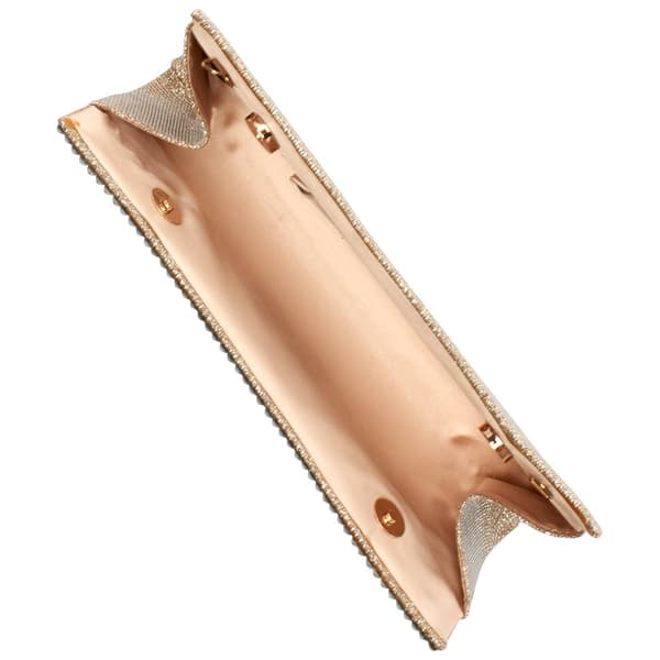 Jessica McClintock Elaina Satiny Clutch With Chain