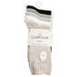 Womens Cuddl Duds(R) 5pk. V Texture Scallop Edges Crew Socks - image 1