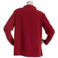Petite Hasting & Smith Button Shoulder Micro Fleece Sweatshirt - image 2