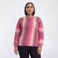 Plus Size Preswick & Moore(R) Long Sleeve Ombre Sweater - image 1