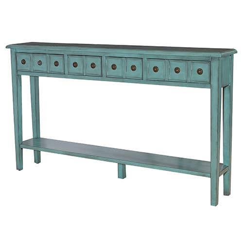 Linon Home Decor Sadie Long Console - Teal