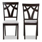 Baxton Studio Sylvia Dining Chairs - Set of 2 - image 4