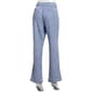 Womens Per Se Drawstring Waist Wide Leg Four Pocket Stripe Pants - image 2