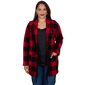 Plus Size Ruby Rd. Mysterious Romance Buffalo Plaid Cardigan - image 1