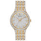Mens Bulova Phantom Gold-Tone Crystal Pave Dial Watch - 98A229 - image 1
