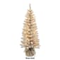 Puleo International 4ft. Pre-Lit Artificial Burlap Christmas Tree - image 10