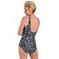 Womens Maxine Shimmer Hi Neck Maillot One Piece Swimsuit - image 2