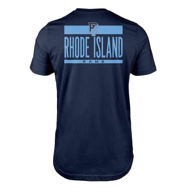 Mens Rhode Island Front and Back Short Sleeve Tee