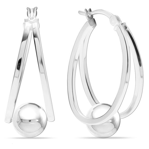 Split Hoop Earrings - image 