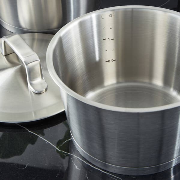 BergHOFF Meta 10pc. Recycled 18/10 Stainless Steel Cookware Set