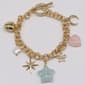 Ashley Pastel & Gold-Tone Charm Bracelet - image 1
